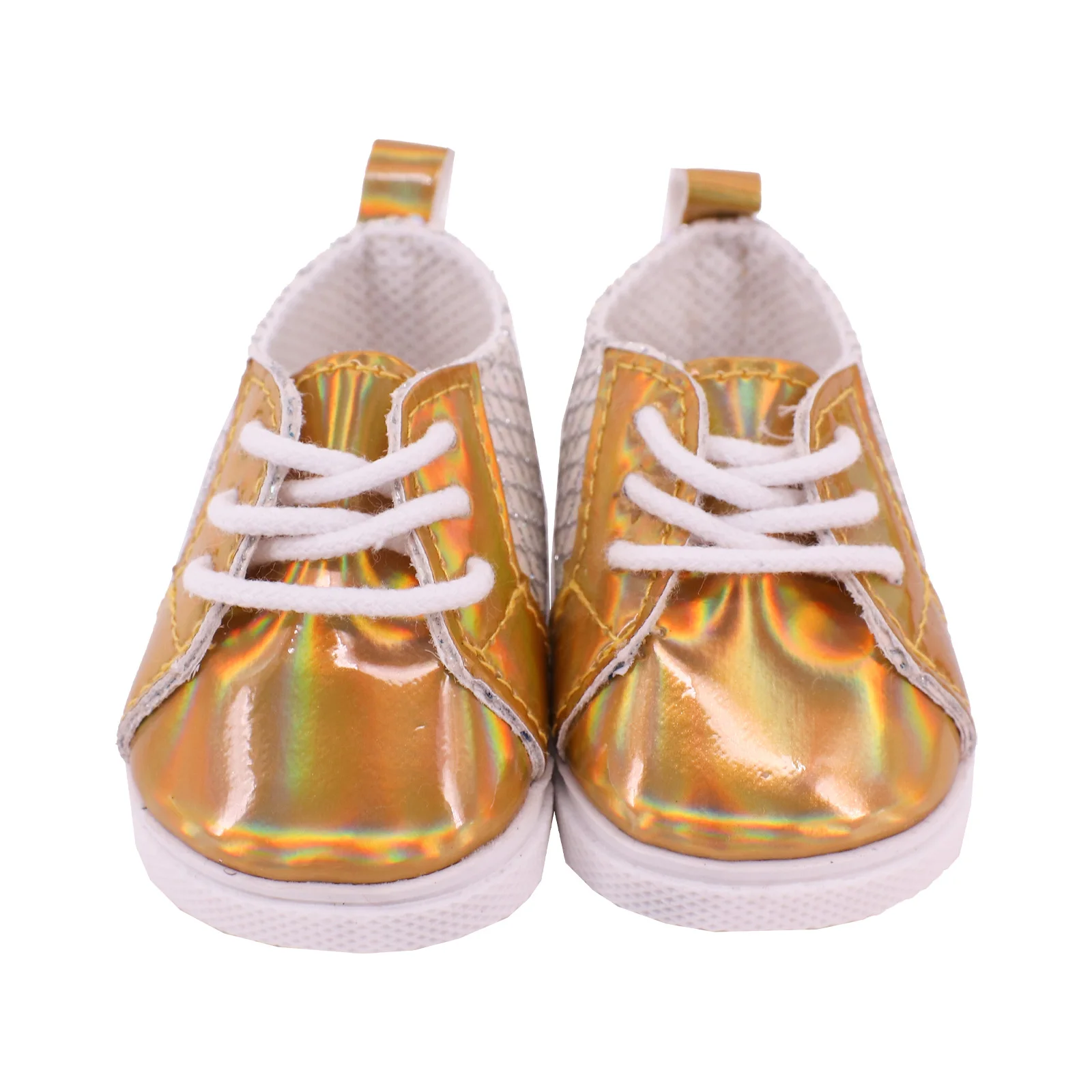 7 Cm Lace-up Sneakers Doll Clothes Shoes Accessories For 18 inch American Doll 43 Cm Baby Doll Generation Dolls Shoes,Gifts