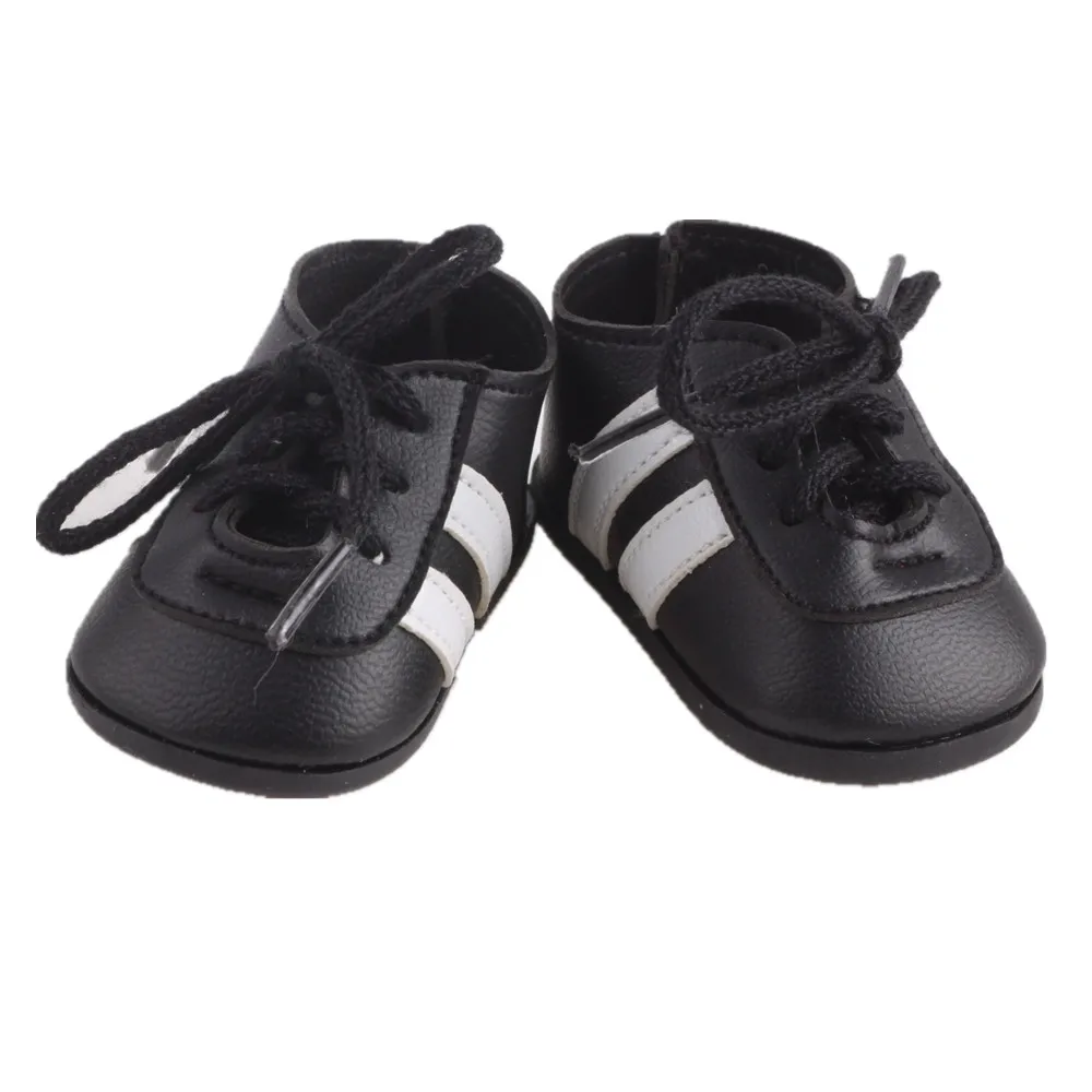 7 Cm Lace-up Sneakers Doll Clothes Shoes Accessories For 18 inch American Doll 43 Cm Baby Doll Generation Dolls Shoes,Gifts