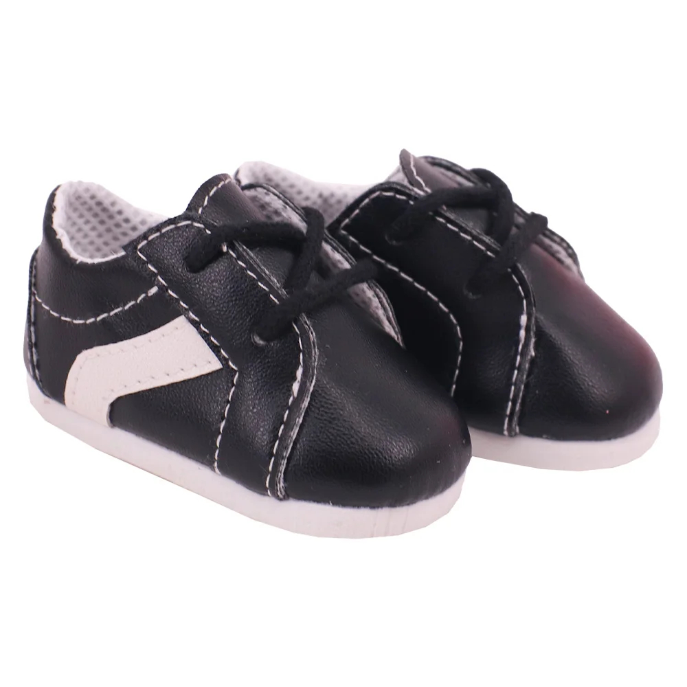 7 Cm Lace-up Sneakers Doll Clothes Shoes Accessories For 18 inch American Doll 43 Cm Baby Doll Generation Dolls Shoes,Gifts