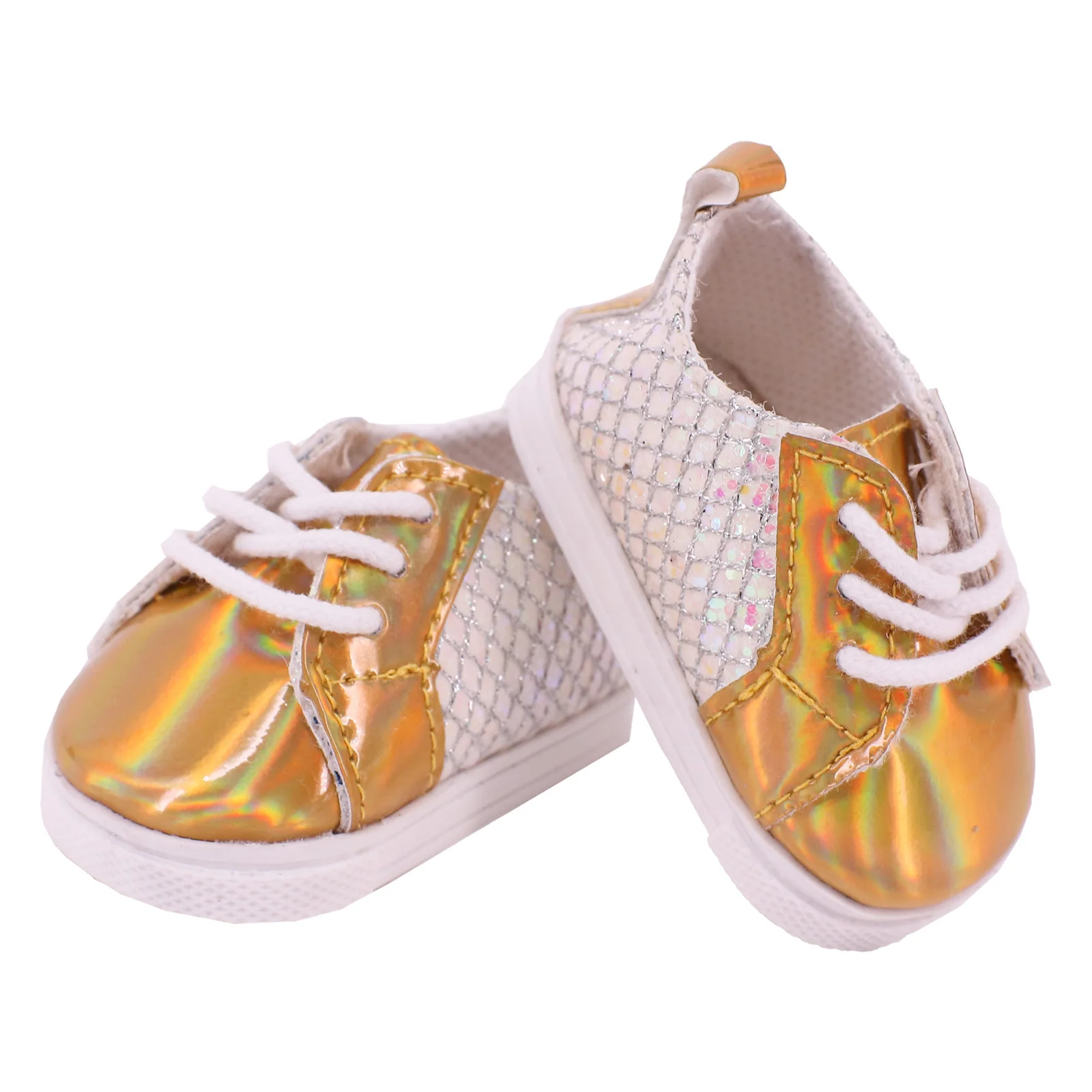 7 Cm Lace-up Sneakers Doll Clothes Shoes Accessories For 18 inch American Doll 43 Cm Baby Doll Generation Dolls Shoes,Gifts
