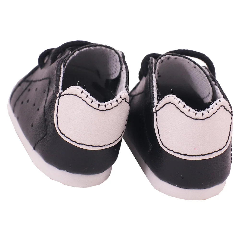 7 Cm Lace-up Sneakers Doll Clothes Shoes Accessories For 18 inch American Doll 43 Cm Baby Doll Generation Dolls Shoes,Gifts