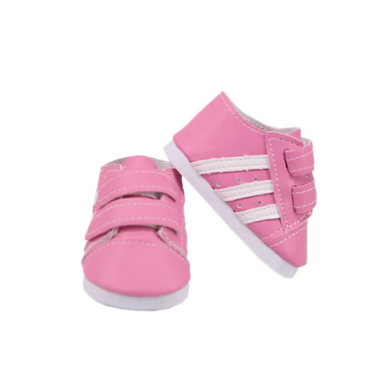 7 Cm Lace-up Sneakers Doll Clothes Shoes Accessories For 18 inch American Doll 43 Cm Baby Doll Generation Dolls Shoes,Gifts