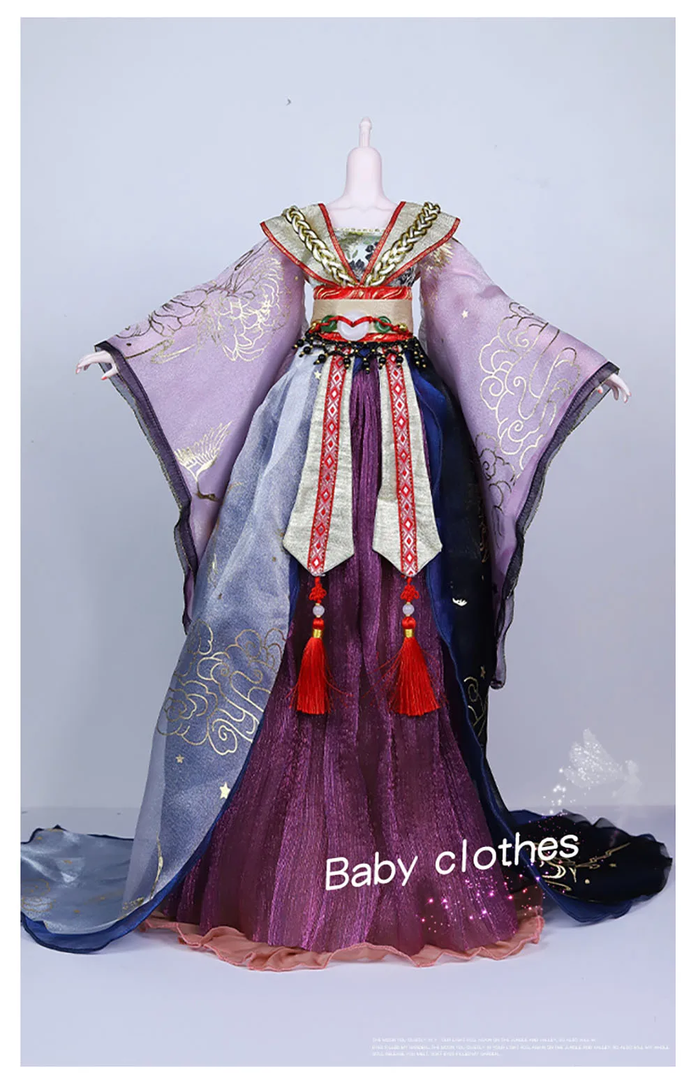 Dream Fairy 1/3 BJD Doll Ancient Chinese clothing Suitable for 60cm Ball Joint Doll DIY Toy Doll Girls SD