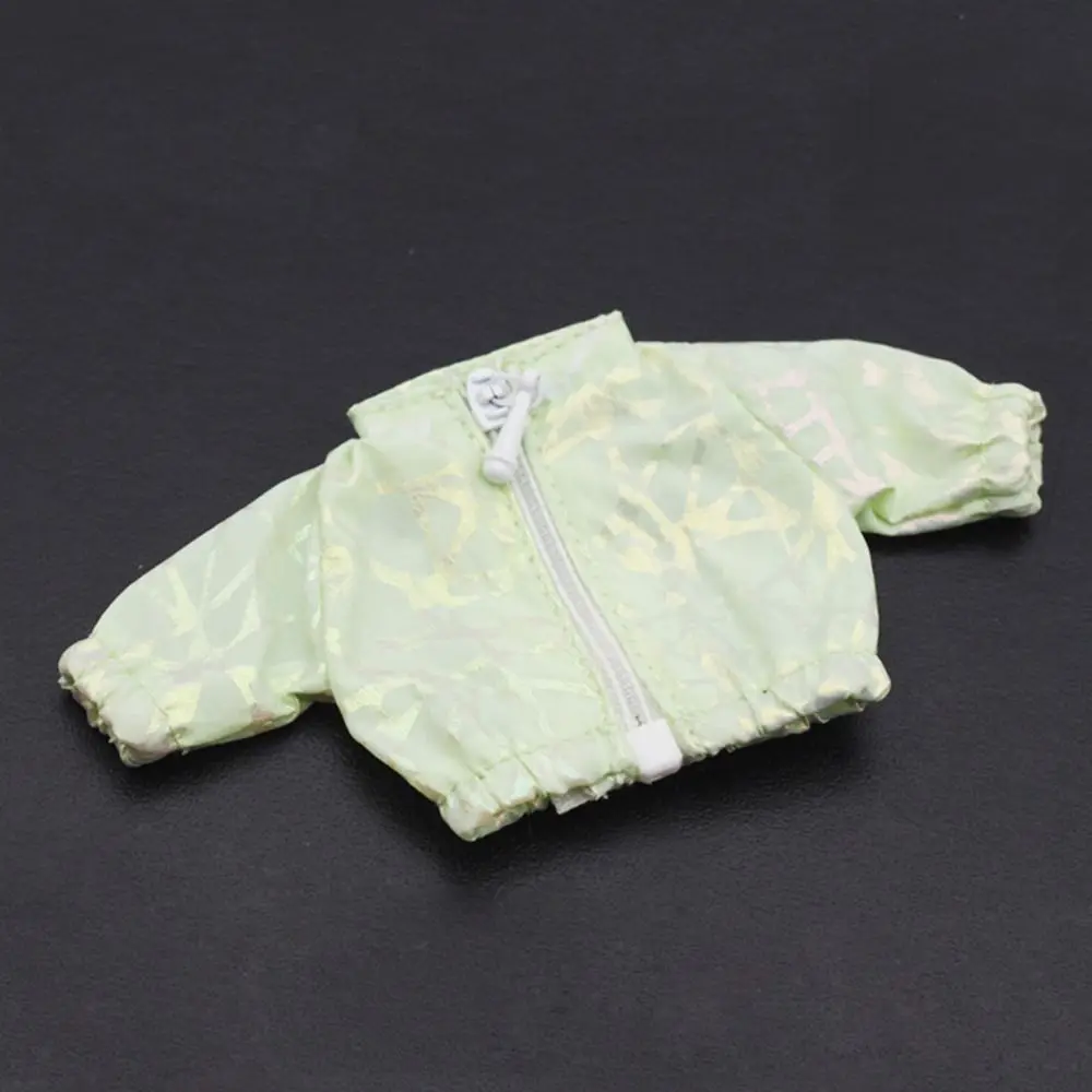 OB11 Doll Clothes Fashion Tops Long-sleeved Sunscreen Jacket Mini Zipper Coat For Obitsu11Clothes 1/12bjd Dolls Accessories Toys