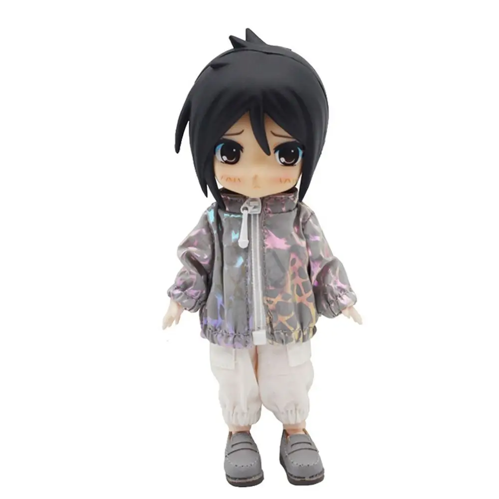 OB11 Doll Clothes Fashion Tops Long-sleeved Sunscreen Jacket Mini Zipper Coat For Obitsu11Clothes 1/12bjd Dolls Accessories Toys