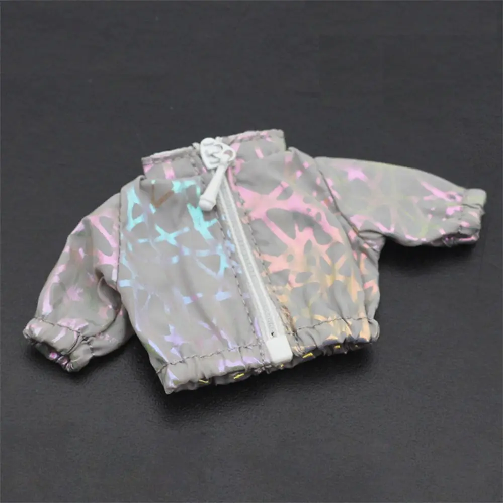 OB11 Doll Clothes Fashion Tops Long-sleeved Sunscreen Jacket Mini Zipper Coat For Obitsu11Clothes 1/12bjd Dolls Accessories Toys