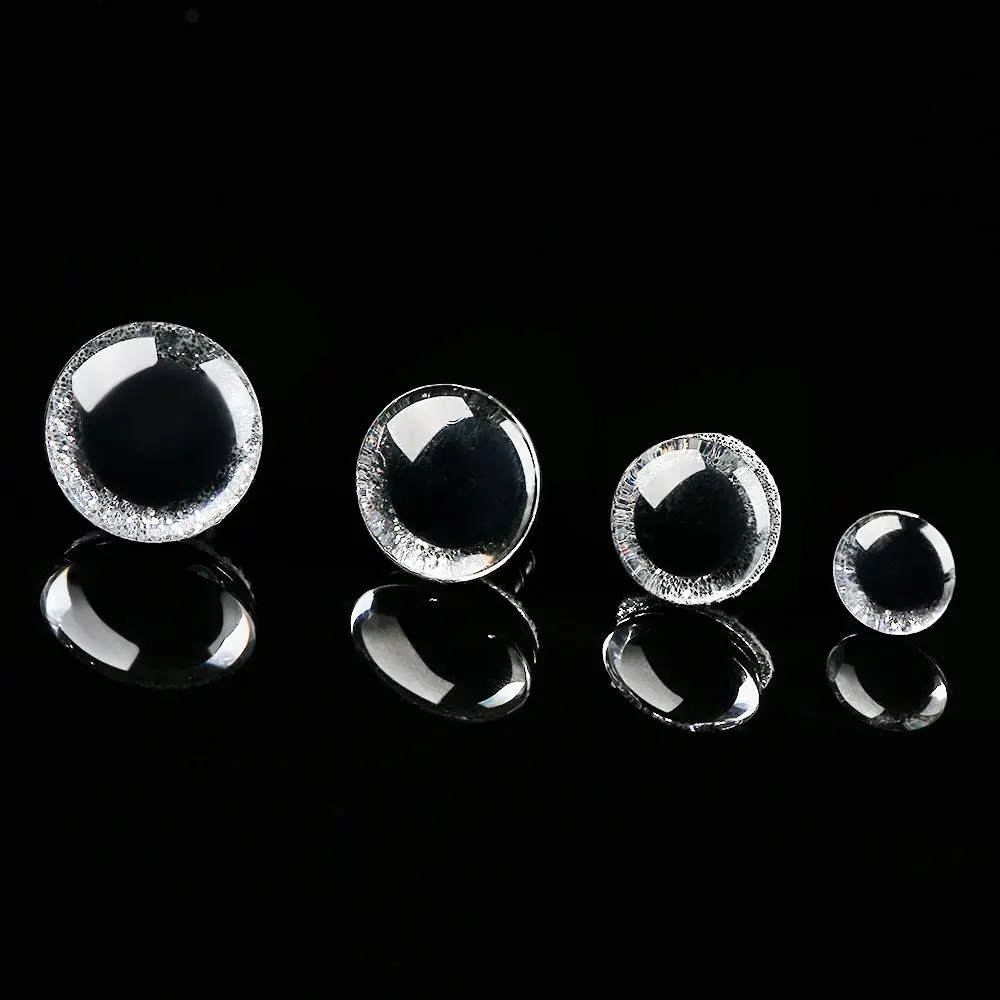 10pcs 9/12/14/16mm Glitter Crystal Eyes Dolls DIY Crafts Plastic Safety Glitter Crystal Bear Animal Puppet Stuffed Toys Parts