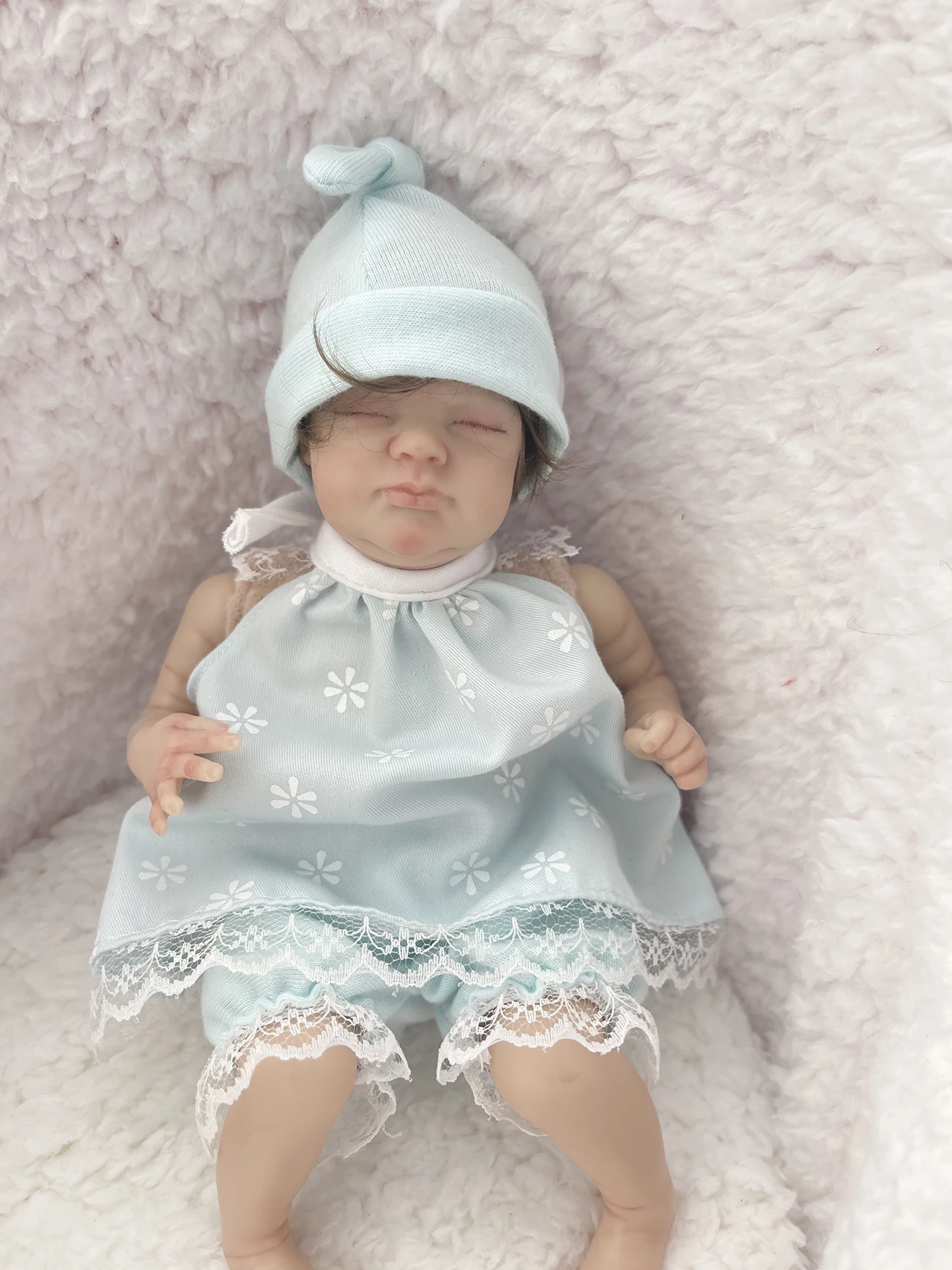 Clothes set B - FOR Mini Reborn Kit 9 Inches Reborn Baby Vinyl Doll Kit - Doll accessories