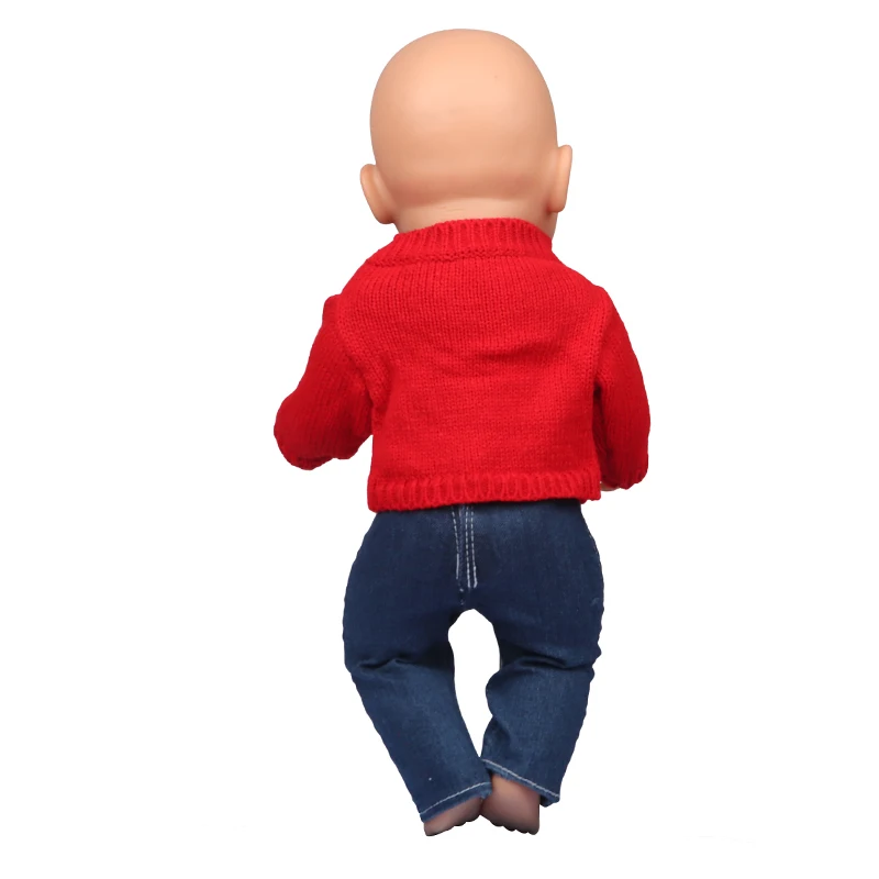 Winter American 18 Inch Girl Doll Clothes Jacket + Leggings Doll Clothes For 43cm Baby New Born Doll Clothes Suit Reborn Doll