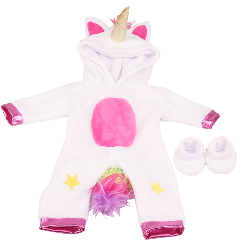 Winter American 18 Inch Girl Doll Clothes Jacket + Leggings Doll Clothes For 43cm Baby New Born Doll Clothes Suit Reborn Doll