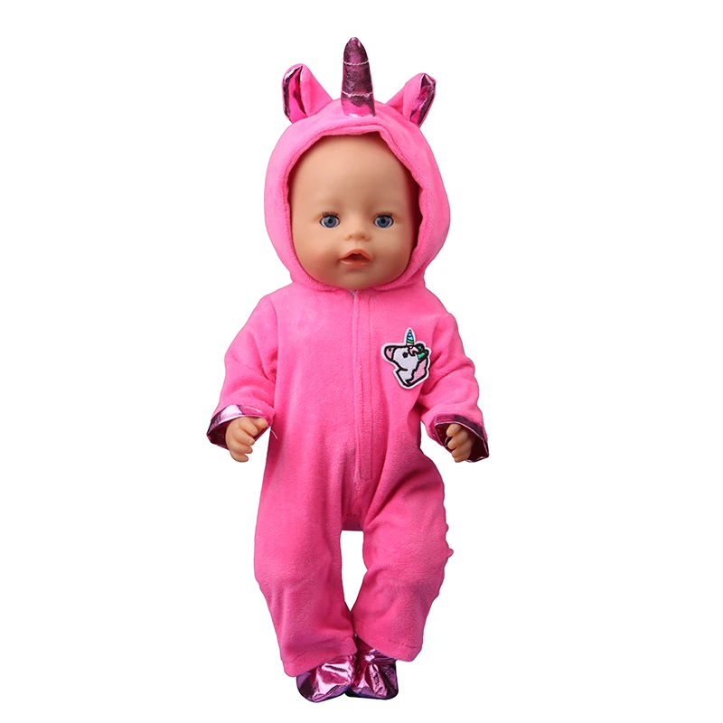 Winter American 18 Inch Girl Doll Clothes Jacket + Leggings Doll Clothes For 43cm Baby New Born Doll Clothes Suit Reborn Doll