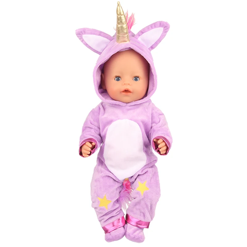 Winter American 18 Inch Girl Doll Clothes Jacket + Leggings Doll Clothes For 43cm Baby New Born Doll Clothes Suit Reborn Doll