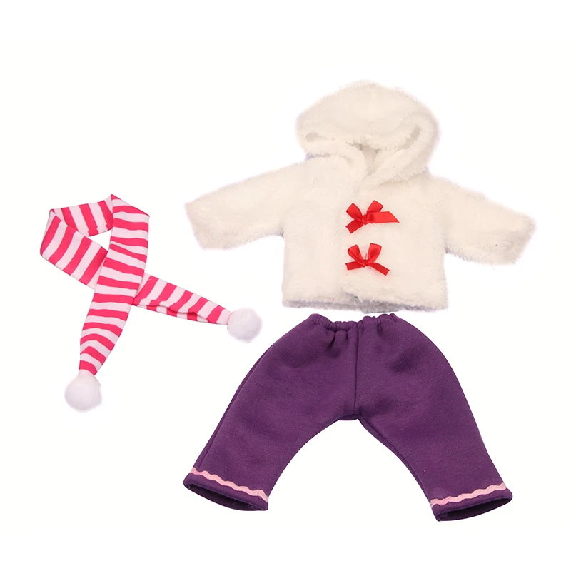 Winter American 18 Inch Girl Doll Clothes Jacket + Leggings Doll Clothes For 43cm Baby New Born Doll Clothes Suit Reborn Doll