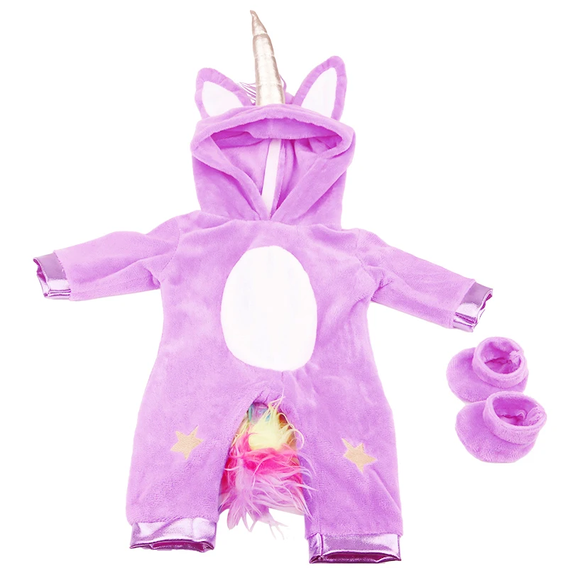 Winter American 18 Inch Girl Doll Clothes Jacket + Leggings Doll Clothes For 43cm Baby New Born Doll Clothes Suit Reborn Doll