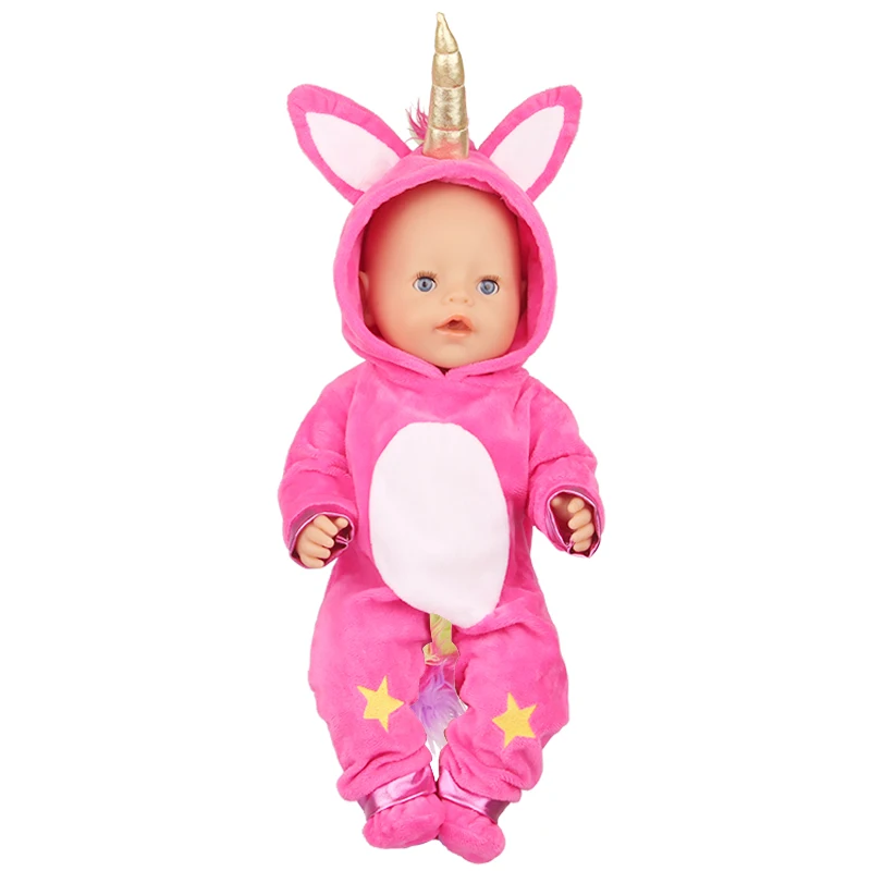 Winter American 18 Inch Girl Doll Clothes Jacket + Leggings Doll Clothes For 43cm Baby New Born Doll Clothes Suit Reborn Doll