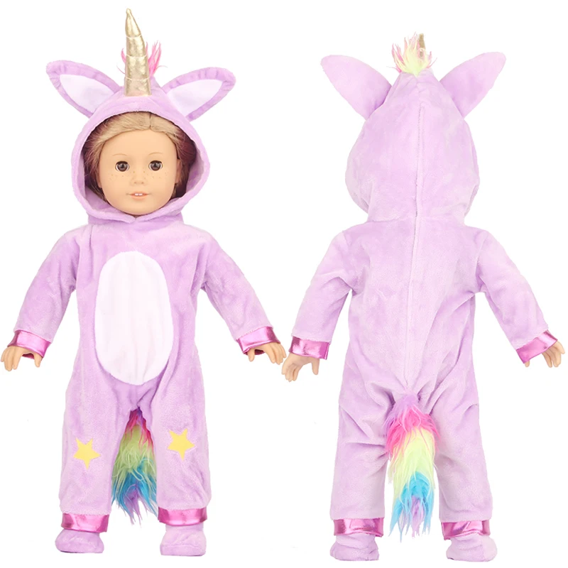 Winter American 18 Inch Girl Doll Clothes Jacket + Leggings Doll Clothes For 43cm Baby New Born Doll Clothes Suit Reborn Doll