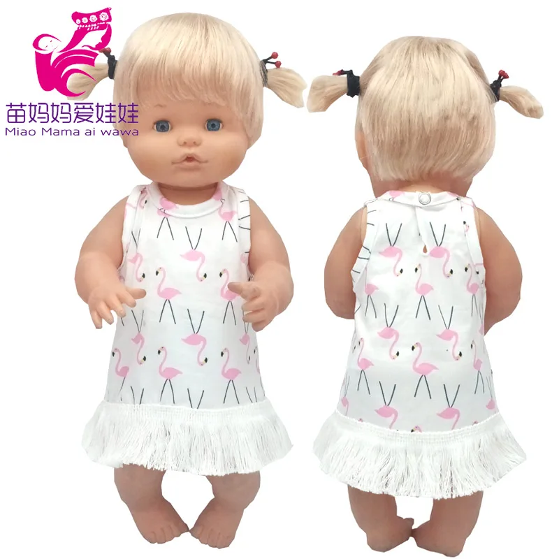 Fit 40cm baby doll clothes red santa claus pajama for 38cm Ropa y su Hermanita baby toys clothes