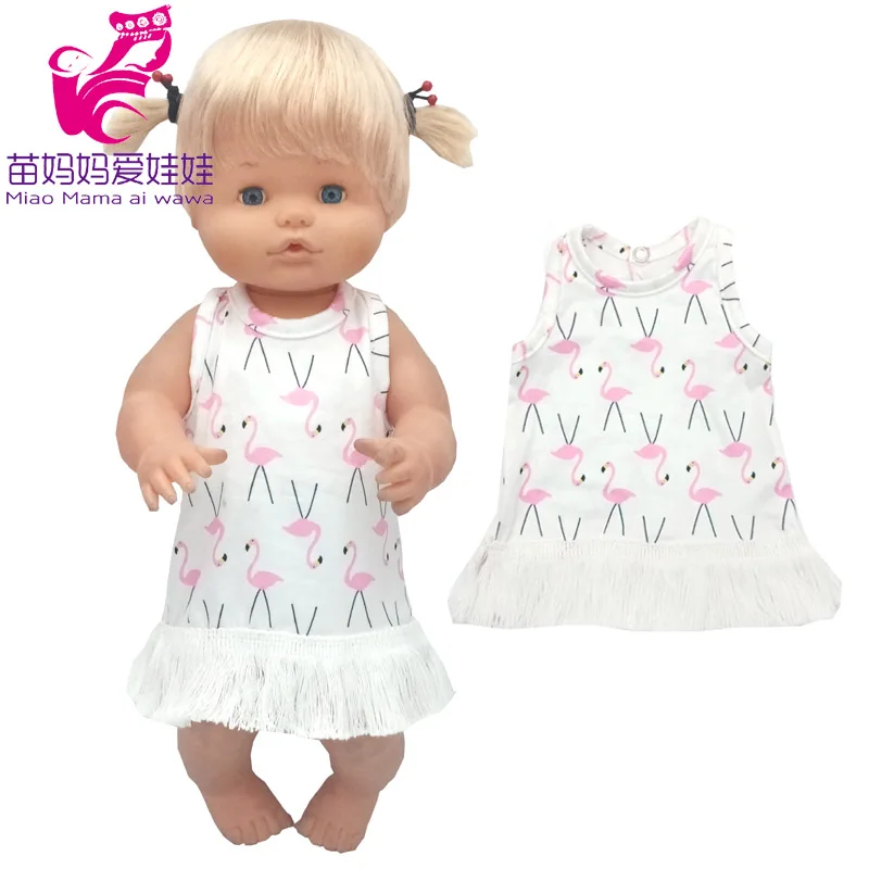 Fit 40cm baby doll clothes red santa claus pajama for 38cm Ropa y su Hermanita baby toys clothes