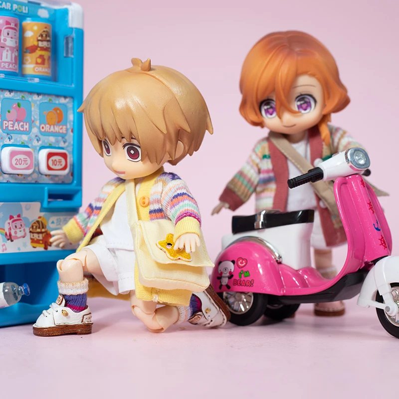 HOUZIWA GSC YMY 1/12 BJD Doll Bag OB11 Bag Canvas