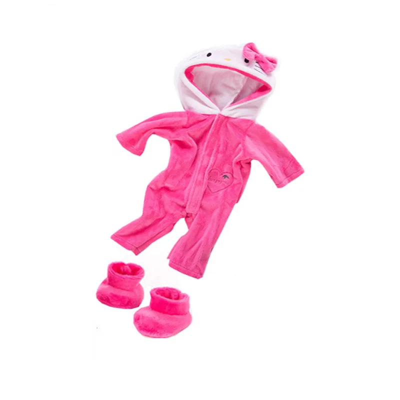 Baby Doll Dress 38 Cm Pink Unicorn Dress Fit for 38cm Doll Nenuco Ropa Y Su Hermanita Dress Wear