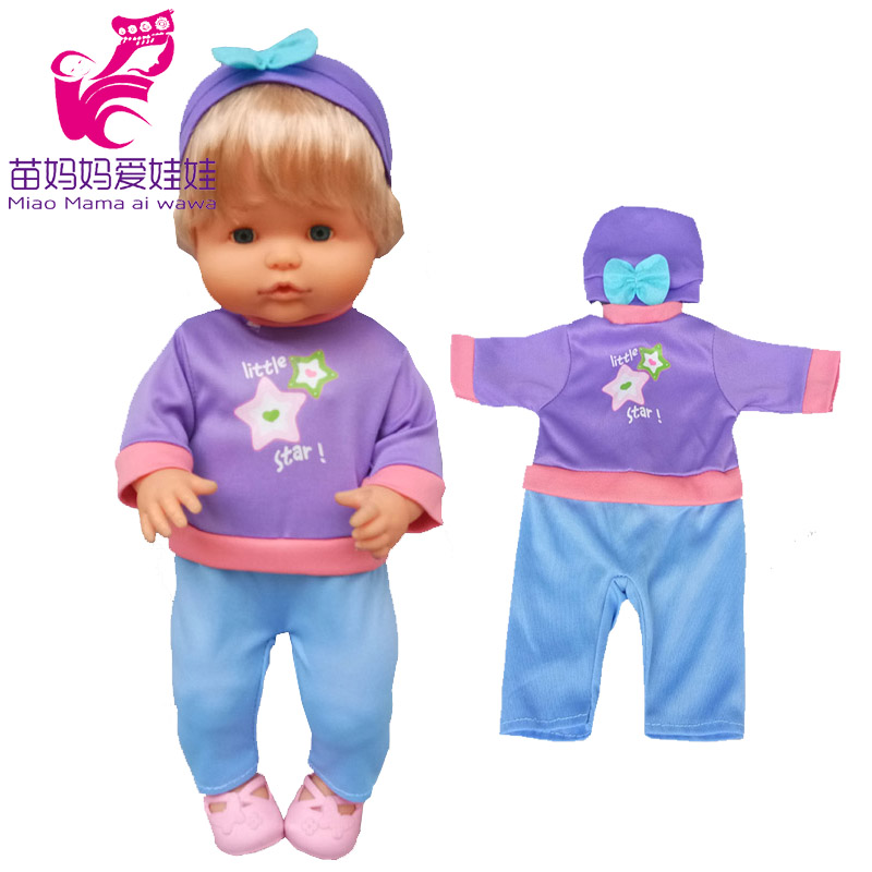 Baby Doll Dress 38 Cm Pink Unicorn Dress Fit for 38cm Doll Nenuco Ropa Y Su Hermanita Dress Wear