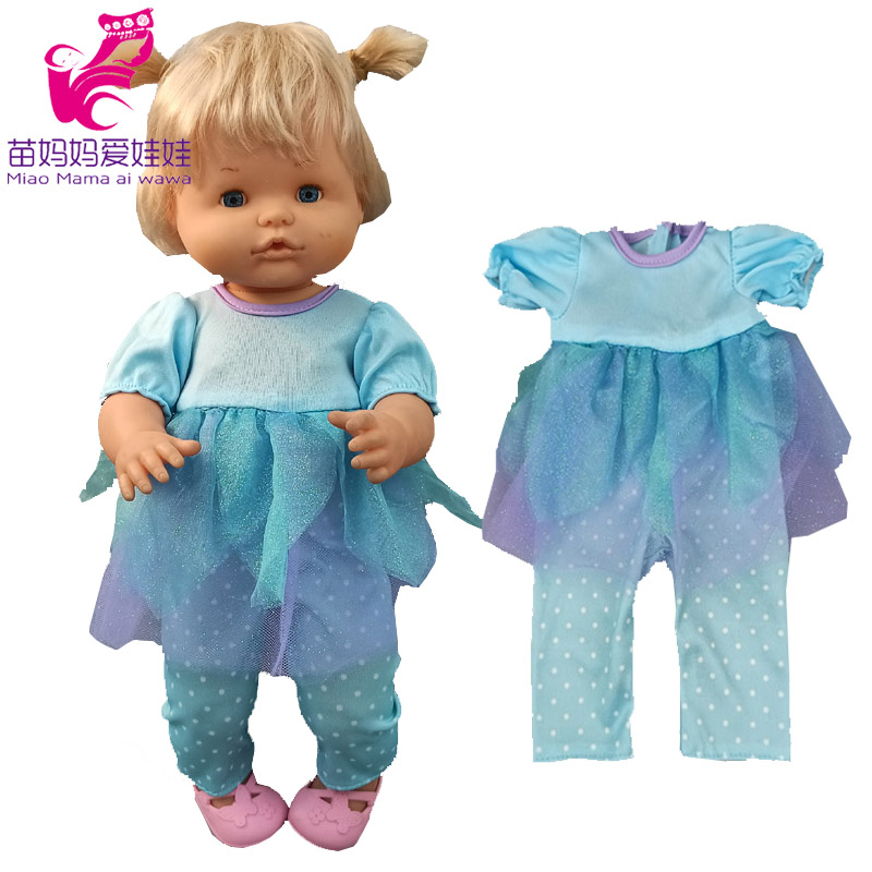 Baby Doll Dress 38 Cm Pink Unicorn Dress Fit for 38cm Doll Nenuco Ropa Y Su Hermanita Dress Wear
