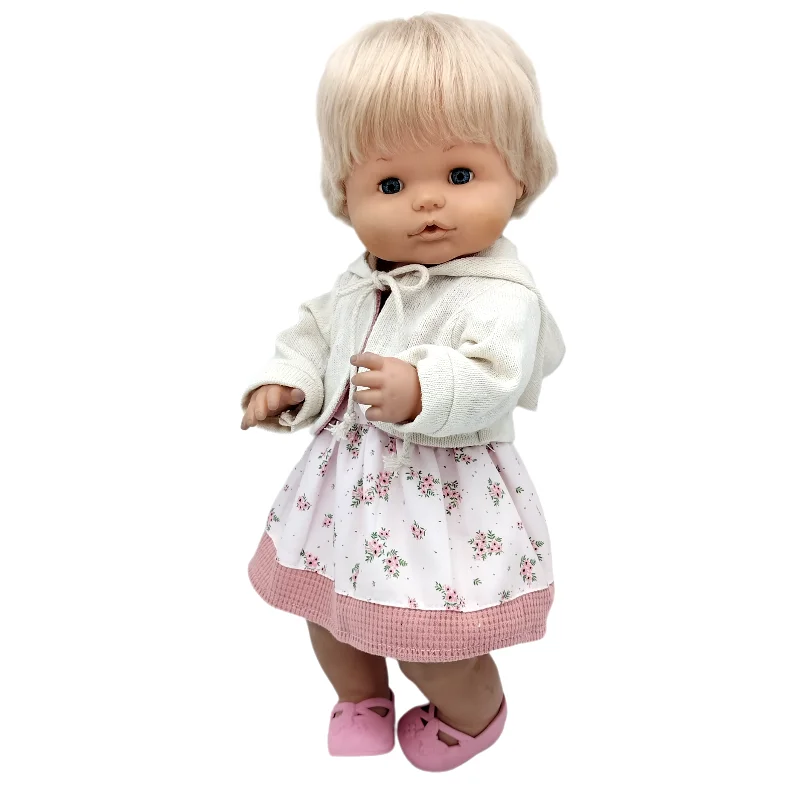 Baby Doll Dress 38 Cm Pink Unicorn Dress Fit for 38cm Doll Nenuco Ropa Y Su Hermanita Dress Wear