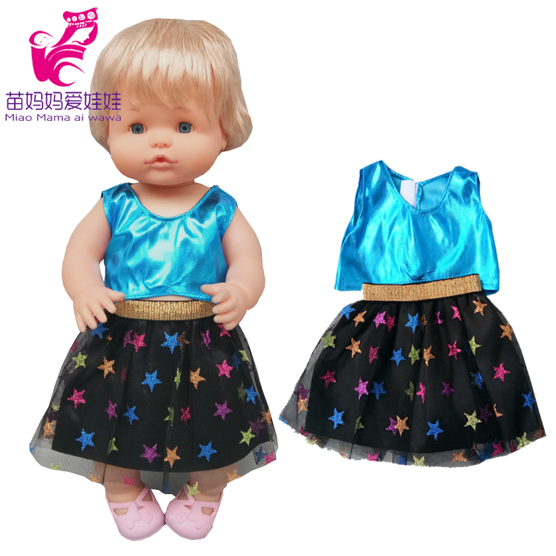 Baby Doll Dress 38 Cm Pink Unicorn Dress Fit for 38cm Doll Nenuco Ropa Y Su Hermanita Dress Wear