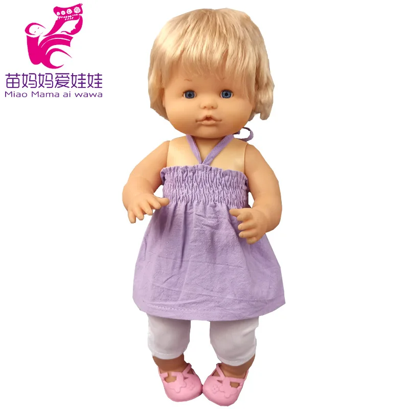 Baby Doll Dress 38 Cm Pink Unicorn Dress Fit for 38cm Doll Nenuco Ropa Y Su Hermanita Dress Wear