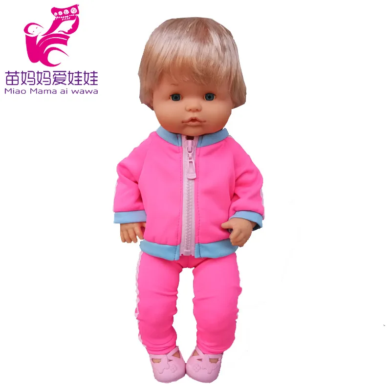 Baby Doll Dress 38 Cm Pink Unicorn Dress Fit for 38cm Doll Nenuco Ropa Y Su Hermanita Dress Wear