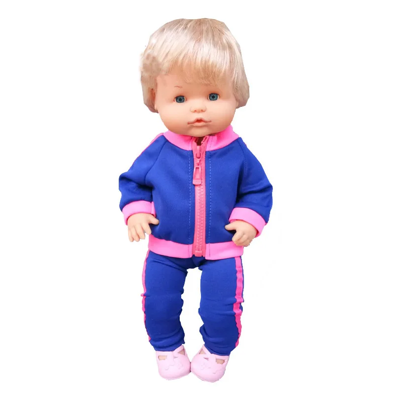 Baby Doll Dress 38 Cm Pink Unicorn Dress Fit for 38cm Doll Nenuco Ropa Y Su Hermanita Dress Wear