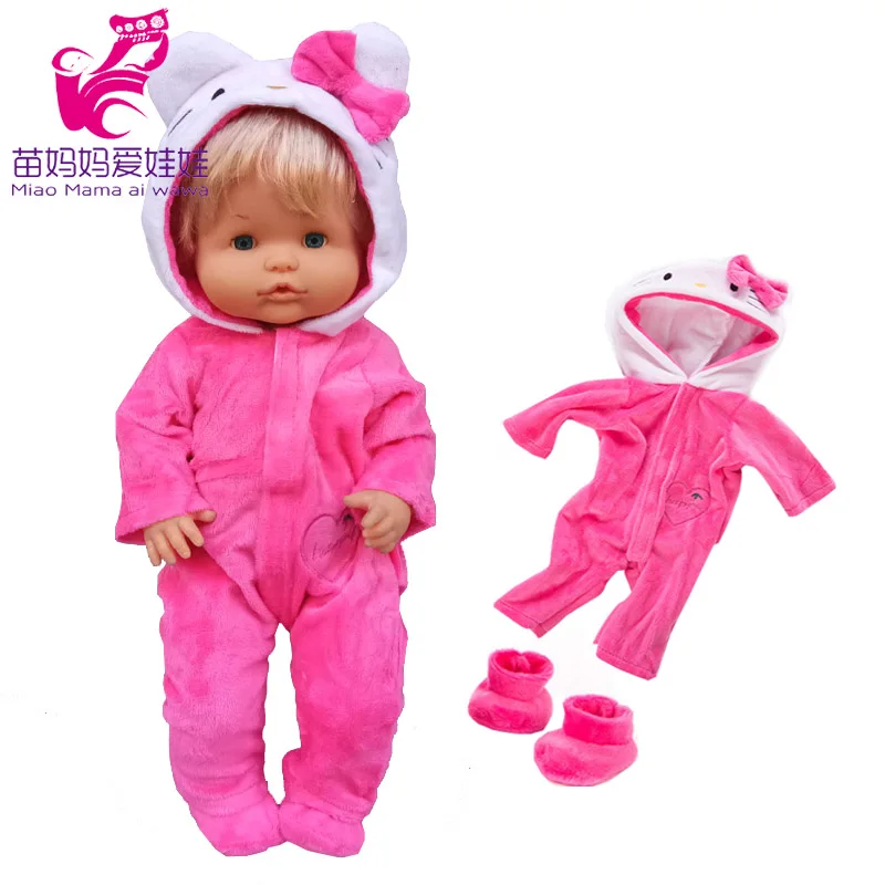 Baby Doll Dress 38 Cm Pink Unicorn Dress Fit for 38cm Doll Nenuco Ropa Y Su Hermanita Dress Wear