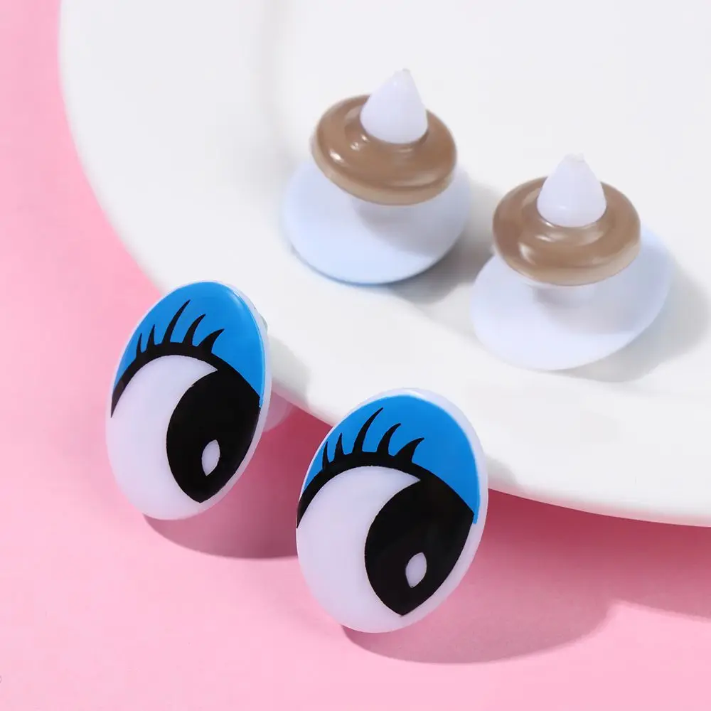 20 Pairs Cartoon Dolls Safety Eyes With Washers Puppets Toys Stuffed Animal Eye Supplies Handmade Material DIY Accessories