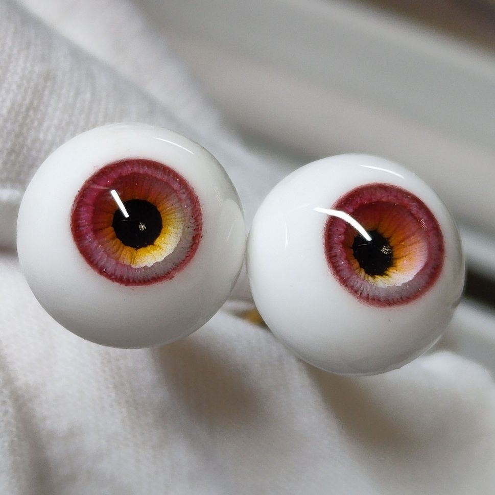 Doll Eyes 8/10/12/14/16/18mm for 1/3 1/4 1/6 Bjd Doll Plaster Stereoscopic Eyeball Diy Dress Up Girl Toys Kid Doll Accessories