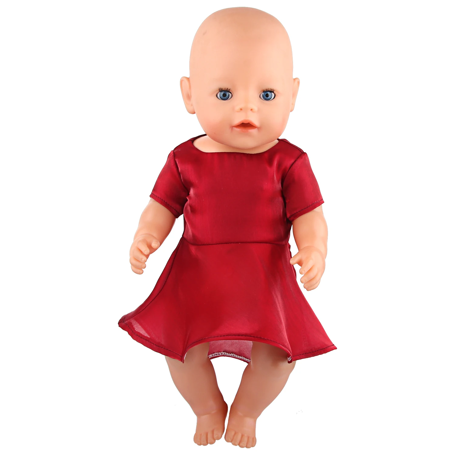 Doll Dress 43cm Baby Doll Clothes Cat Love Skirt Suit For 18 Inch American And Our generation Russia Girl Doll Accessories Toy