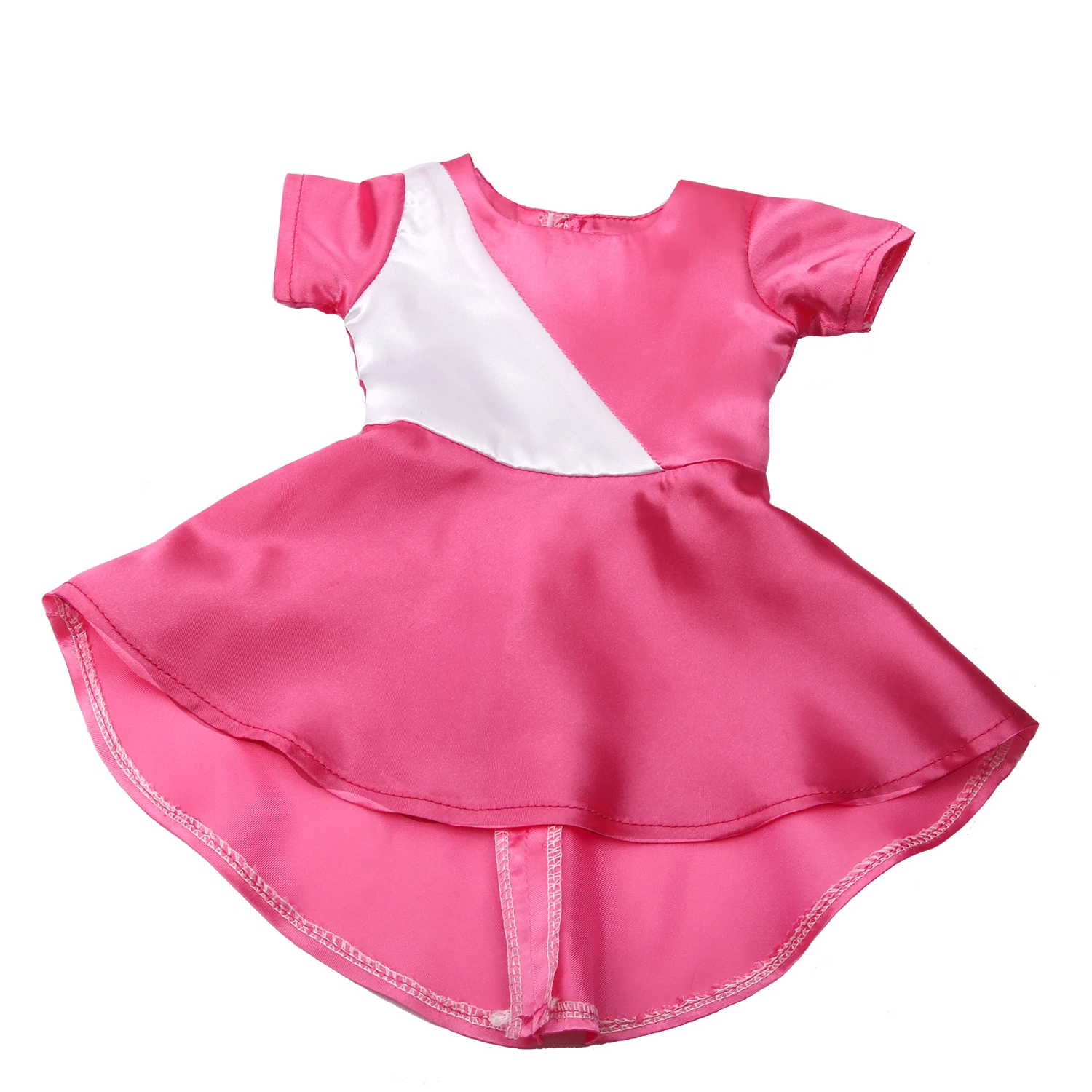 Doll Dress 43cm Baby Doll Clothes Cat Love Skirt Suit For 18 Inch American And Our generation Russia Girl Doll Accessories Toy