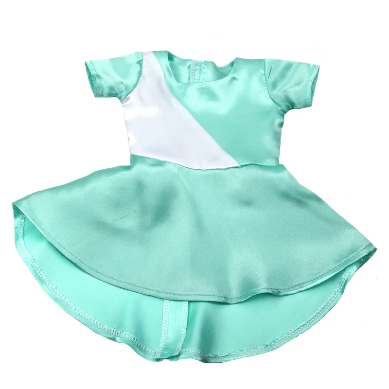 Doll Dress 43cm Baby Doll Clothes Cat Love Skirt Suit For 18 Inch American And Our generation Russia Girl Doll Accessories Toy