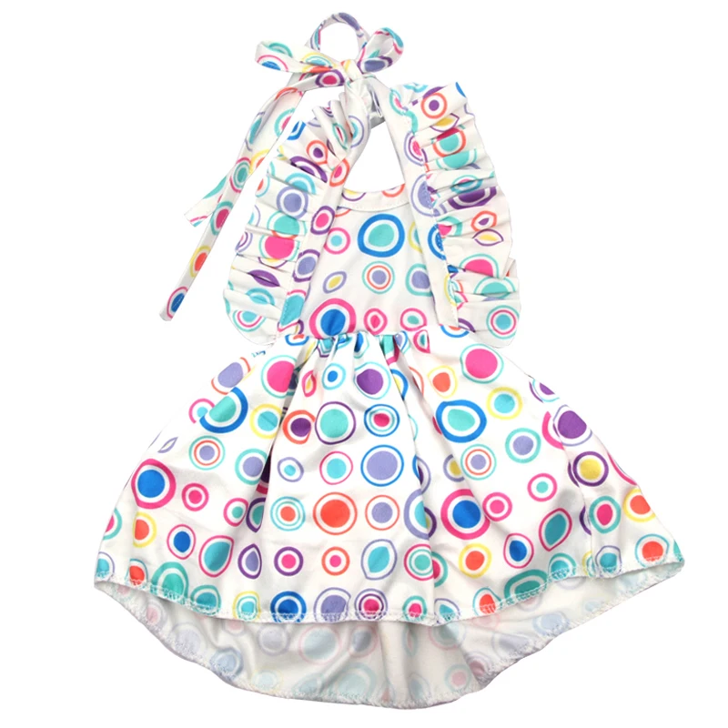 Doll Dress 43cm Baby Doll Clothes Cat Love Skirt Suit For 18 Inch American And Our generation Russia Girl Doll Accessories Toy