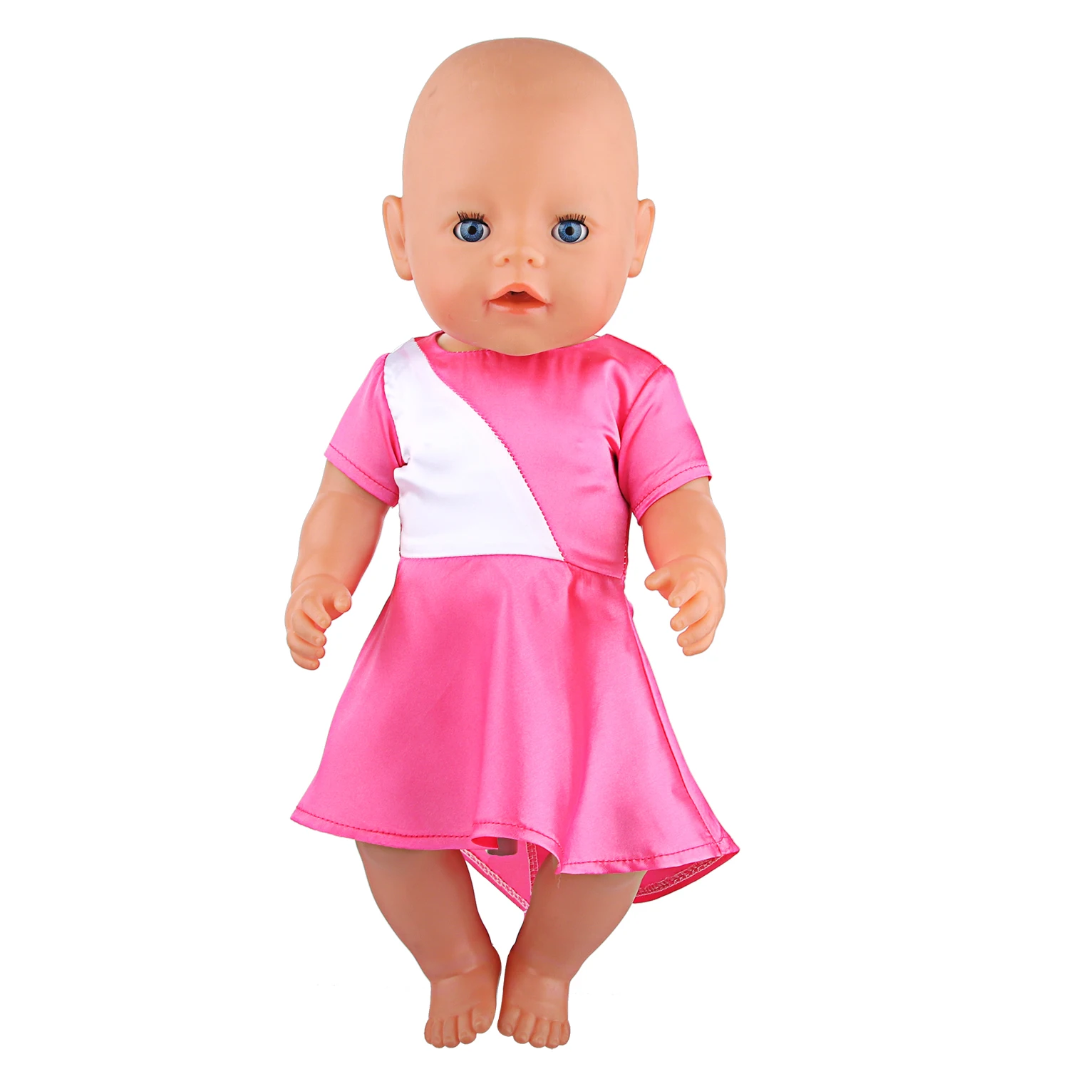 Doll Dress 43cm Baby Doll Clothes Cat Love Skirt Suit For 18 Inch American And Our generation Russia Girl Doll Accessories Toy