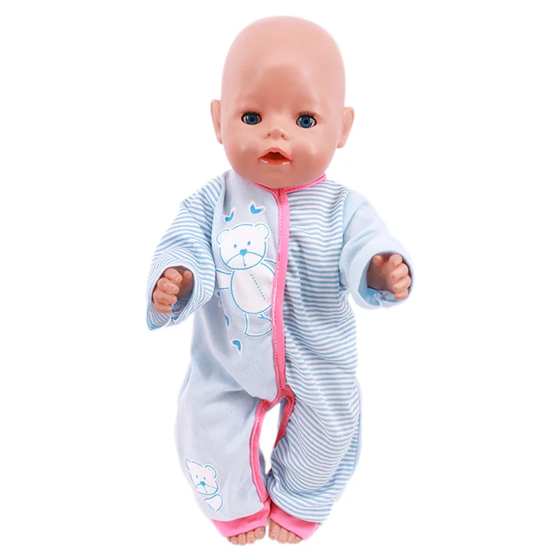 16 Styles Doll Pajamas Dress For 18 Inch American Doll Girl Toy 43cm Baby Doll Clothes Accessories Our Generation Nenuco
