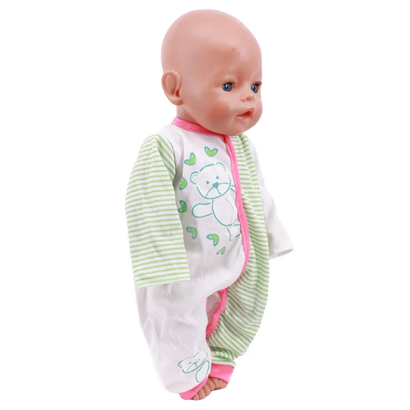 16 Styles Doll Pajamas Dress For 18 Inch American Doll Girl Toy 43cm Baby Doll Clothes Accessories Our Generation Nenuco