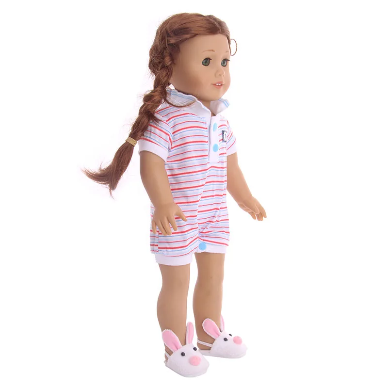 16 Styles Doll Pajamas Dress For 18 Inch American Doll Girl Toy 43cm Baby Doll Clothes Accessories Our Generation Nenuco