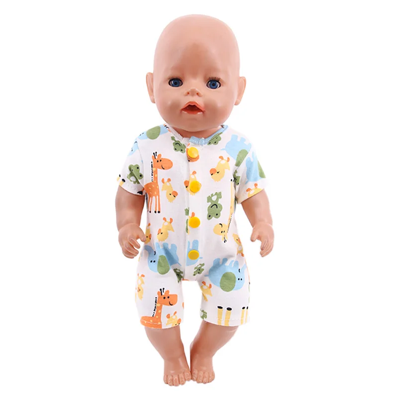 16 Styles Doll Pajamas Dress For 18 Inch American Doll Girl Toy 43cm Baby Doll Clothes Accessories Our Generation Nenuco
