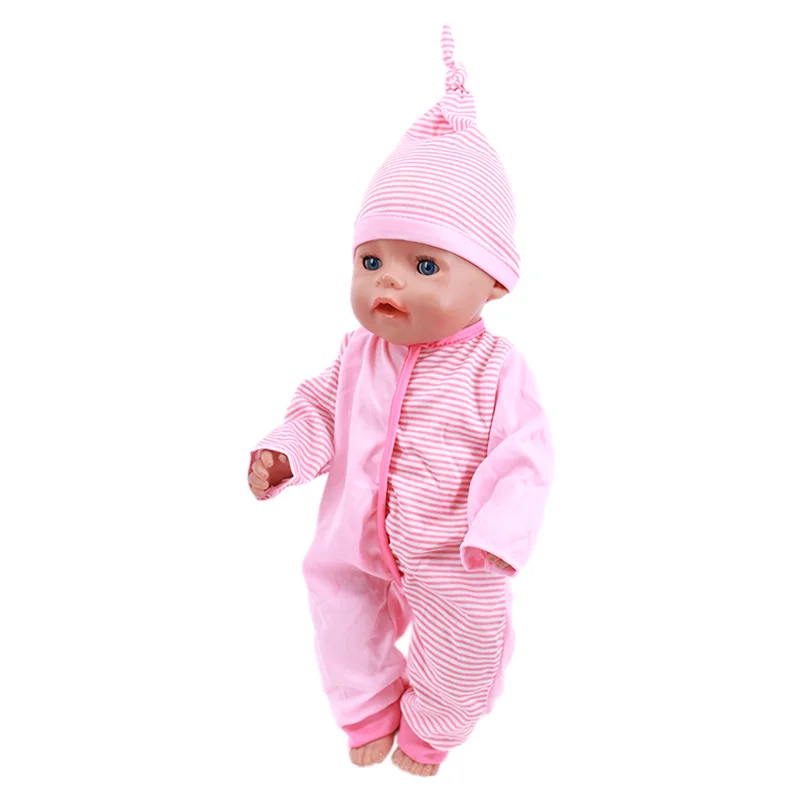 16 Styles Doll Pajamas Dress For 18 Inch American Doll Girl Toy 43cm Baby Doll Clothes Accessories Our Generation Nenuco