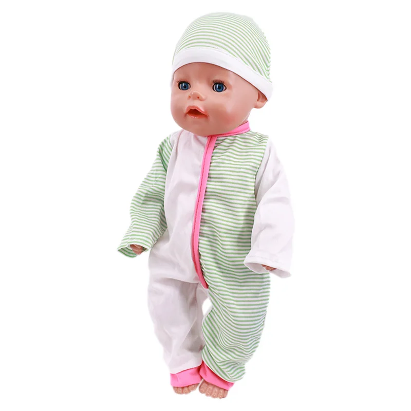 16 Styles Doll Pajamas Dress For 18 Inch American Doll Girl Toy 43cm Baby Doll Clothes Accessories Our Generation Nenuco