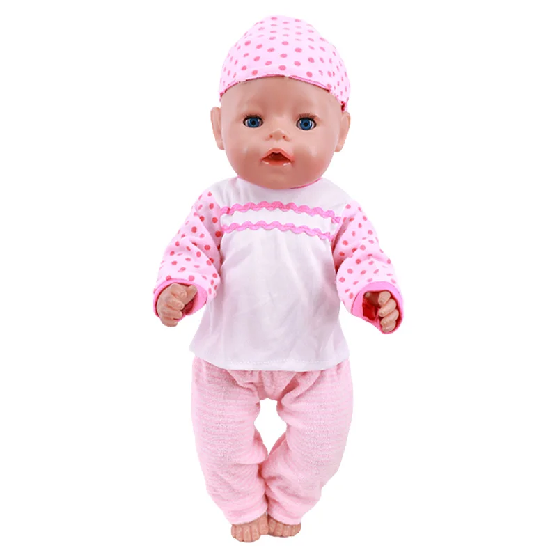 16 Styles Doll Pajamas Dress For 18 Inch American Doll Girl Toy 43cm Baby Doll Clothes Accessories Our Generation Nenuco