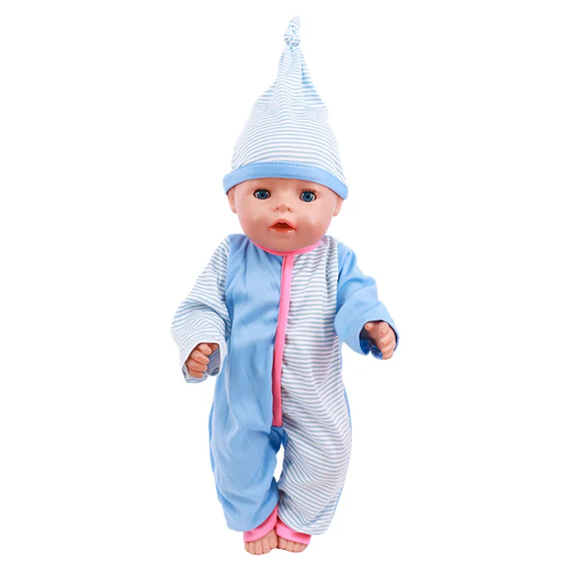 16 Styles Doll Pajamas Dress For 18 Inch American Doll Girl Toy 43cm Baby Doll Clothes Accessories Our Generation Nenuco