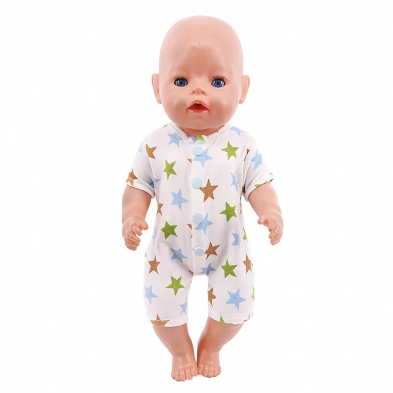 16 Styles Doll Pajamas Dress For 18 Inch American Doll Girl Toy 43cm Baby Doll Clothes Accessories Our Generation Nenuco