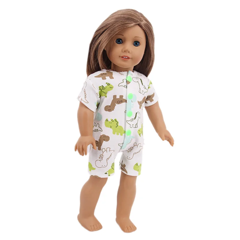 16 Styles Doll Pajamas Dress For 18 Inch American Doll Girl Toy 43cm Baby Doll Clothes Accessories Our Generation Nenuco