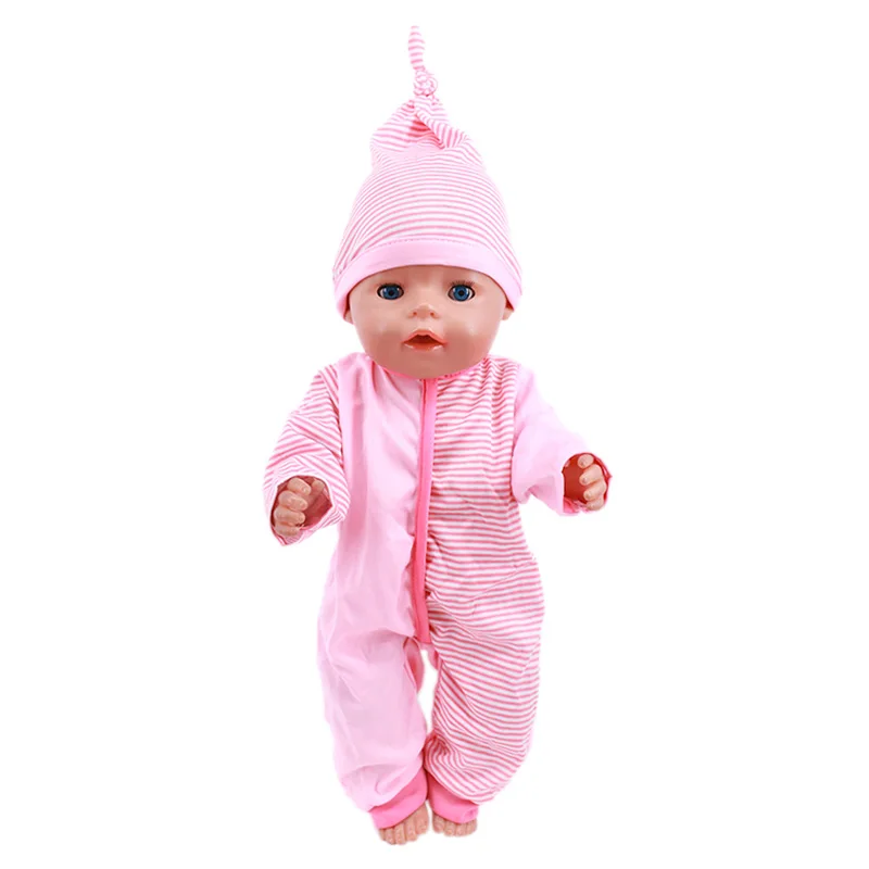 16 Styles Doll Pajamas Dress For 18 Inch American Doll Girl Toy 43cm Baby Doll Clothes Accessories Our Generation Nenuco